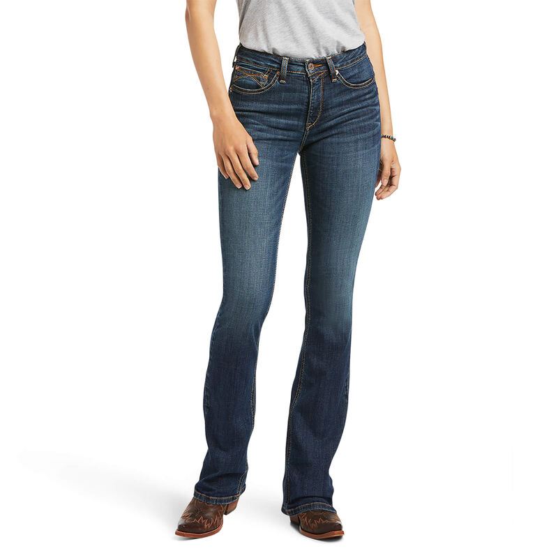 Pantalones Vaqueros Ariat R.E.A.L. High Rise Fernanda Boot Cut Azules Mujer - Chile 231-HJDTER